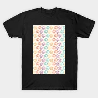 scribbly line pattern T-Shirt